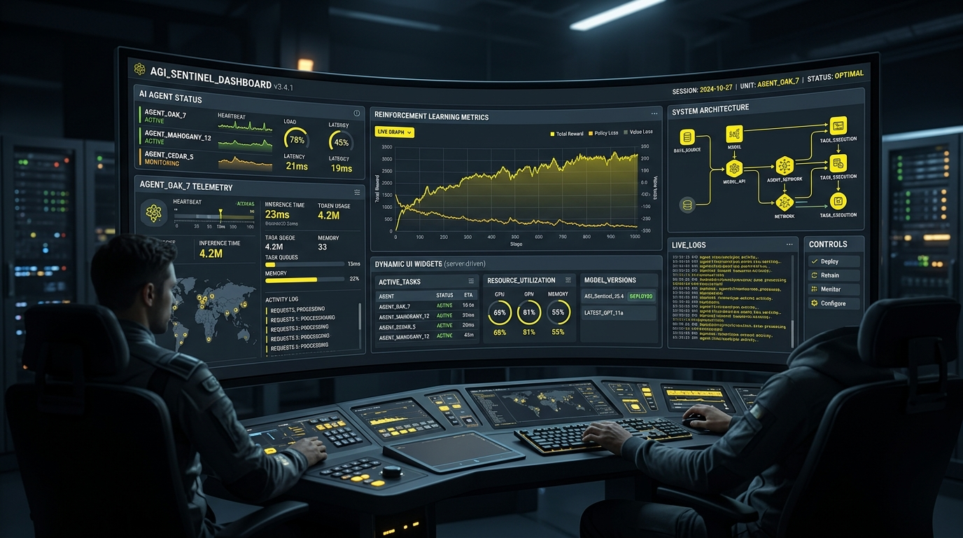 Aether Autonomous Swarm Cockpit Visual